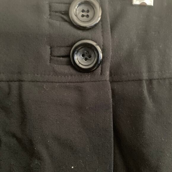 INC International Concepts Mini Skirt Womens Size 12 Black button - Picture 6 of 8